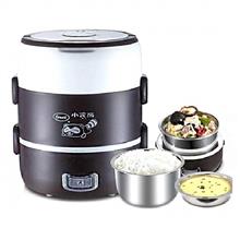 Multifunctional 3 Layer Electric Stainless Steel Lunch Box MH-2018 (MSIA PLUG)