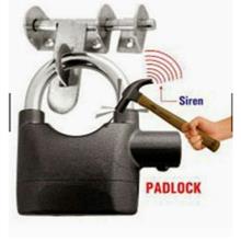 SIREN ALARM PADLOCK for DOOR/Motor/Bike/Car PAD LOCK