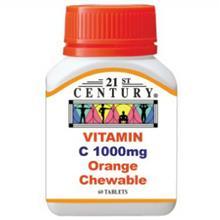 21st Century Vitamin C 1000mg Orange Chewable (60'S)