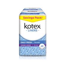Kotex Daily Fresh Liners Longer &amp; Wider Unscented (2 X 32s)