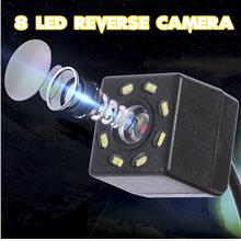 Universal 8 LED 170 &deg; Car Vehicle Backup Reverse Parking Rear View Camera