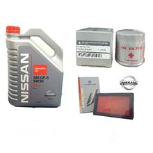 Nissan Fully Synthetic 5W30 Engine Oil 4L SN + TC Oil Filter + TC Air Filter