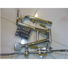 Set Stand Crome C70 (Lampu Bulat)/ C65 / C70z / C50