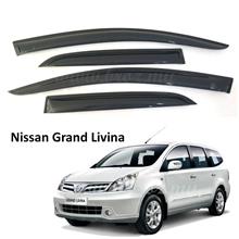 8CM Air Press Window Door Visor Wind Deflector For Nissan Grand Livina (4PCS)