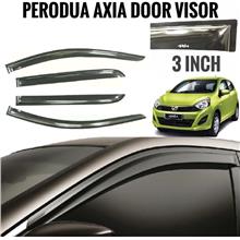 Perodua Axia Door Visor Door Air Press 3 Inch