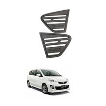 Car Perodua Alza 3D Carbon Triangle Mirror Rear Side Car Window Cover 2 Pieces
