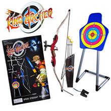 Kids Archery Bow Infrared Toxophily Arrow + Target Stand Sport Set Toy