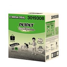 PetPet E-Mega DayNight Pants Diaper M70/L62/XL52/XXL44(2packs)