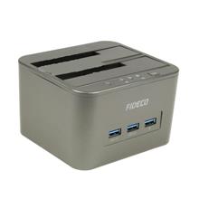 Fideco Dual Bay HDD Docking Station YPZ04-S2H-U3