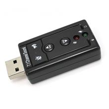 USB 2.0 7.1 Channel Audio Sound Card Adaptor