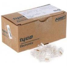 AMP 8P8C Crystal Head Modular Plug Connector For Network LAN RJ45 Cat 5 (100pc