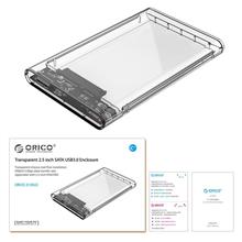 ORICO HARD DRIVE HDD ENCLOSURE 2.5INCH TRANSPARENT USB3.0