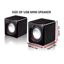 USB Computer Speakers Stereo 3.5mm Jack For Desktop PC Laptop IPhone IPad MP3