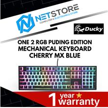 DUCKY ONE 2 RGB PUDING EDITION MECHANICAL KEYBOARD CHERRY MX BLUE