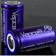 Vapcell 18350 1100mAh 9A Battery (2pcs) with Box battery Case