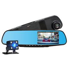 Car DVR Dual Lens Full HD 1080P Video Recorder Rearview Mirror Rear view Camer