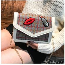 Lipstick Chain Sling Bag Shoulder Handbag Beg Sling Cute Bags