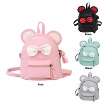 Children's Cute Bow Smile Small Women Backpack Shoulder Bag