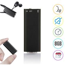 3 In 1 USB Flash Drive MP3 Player Mini Spy Voice Recorder - 8GB