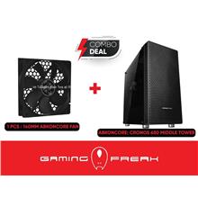 ABKO NCore CRONOS 650 PREMIUM MIDDLE TOWER TUNING CASE WITH 1 BUILT FAN GAMING