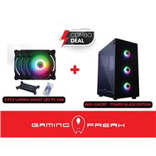 AVF GAMING FREAK 80G GHOST TEMPER GLASS TOWER FANS &amp; RGB CONTROL INCLUDE 