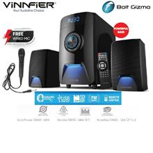 VINNFIER Champ 101BTRM, Bluetooth Speaker, Karaoke System, FM Radio, USB/SD sl
