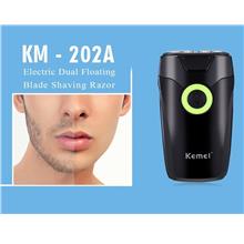 Kemei KM-202A Portable Electric Dual Floating Blade Shaving Razor Shaver Beard