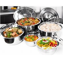 5 in 1 High Quality Stainless Steel Multipurpose Stock Pot Storage Pot Indian 