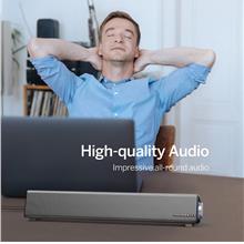 SK018 Stereo USB Powered Mini Soundbar TT Wired Computer Speaker 3.5mm Headpho