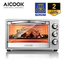 AICOOK GH23 23L Toaster Oven Slices Bread Countertop Speedbaking 1500W Double 