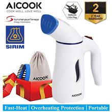 Aicook ST0601 Mini Portable Travel Garment Steam 700W 110ml Compact Size Fast-