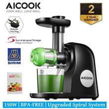 Aicook AMR521 Slow Masticating Juicer Extractor Quiet Motor BPA-Free Slow Juic