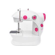 Mini Sewing Machine with Double Threads and Two Speed Control Red