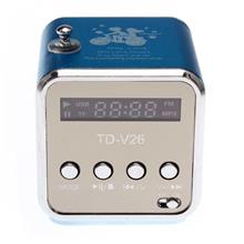 TDV26 Portable Rechargeable MP3 Music Player TF USB Radio Mini Speaker