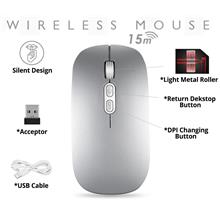 M103 Silent Wireless Mouse With Return Home Button, No Click Noise Ergonomic H