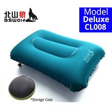 BSWolf Comfortable Inflatable Air Pillow Ultralight TPU Thick Square Outdoor C