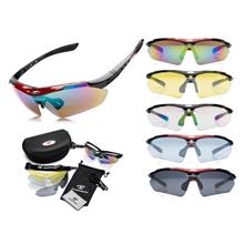 Robesbon Polarized Sunglasses with 5 Changeable UV400 Protection Colored Lense