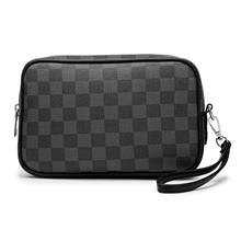 MEN Leather Hand Pouch Clutch Bag Purse Wallet Beg Casual Daily Use for Men Re