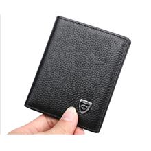 Genuine DKER Cowhide Leather Men Mini Wallet D2027