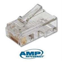 Network 8P8C LAN RJ45 Cat 6 Crystal Head Modular Plug Connector AMP (100pcs)
