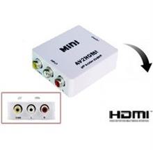 Mini AV 3RCA CVBS Audio Video Composite to HDMI Converter Adapter for HDTV 108