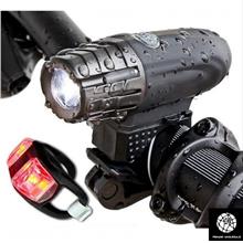 Waterproof Bright Bike Bicycle Cycle Front And Rear Back Tail Light Lights
