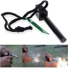 Outdoor Survival Magnesium Flint Scraper Stone Fire Starter Lighter Kit Campin