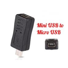 Mini USB Female to Micro USB Male Adapter Black USB Mini Host Female Connector