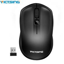 VICTSING Mice Unique Design 4-Button Wireless Mobile Mouse with Nano Receiver