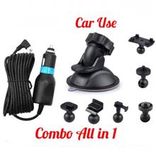 Car Use 6 in 1 Suction Bracket Combo Mini USB Cigarette Port Adapter High Volt