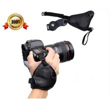 SLR/DSLR Camera Grip Hand Strap PU Leather Soft Wrist Strap Grip for Nikon Can