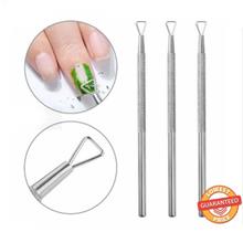 Nail Art Tool Stick Stainless Steel Dead Skin Remover Manicure Pedicure