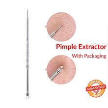 Stainless Steel Pimple Extractor Blackhead Remover Needle Acne Comedone