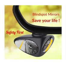 Car Blindspot Convex Mirrors Rearview Side Mirror for Parking Assistant Safety